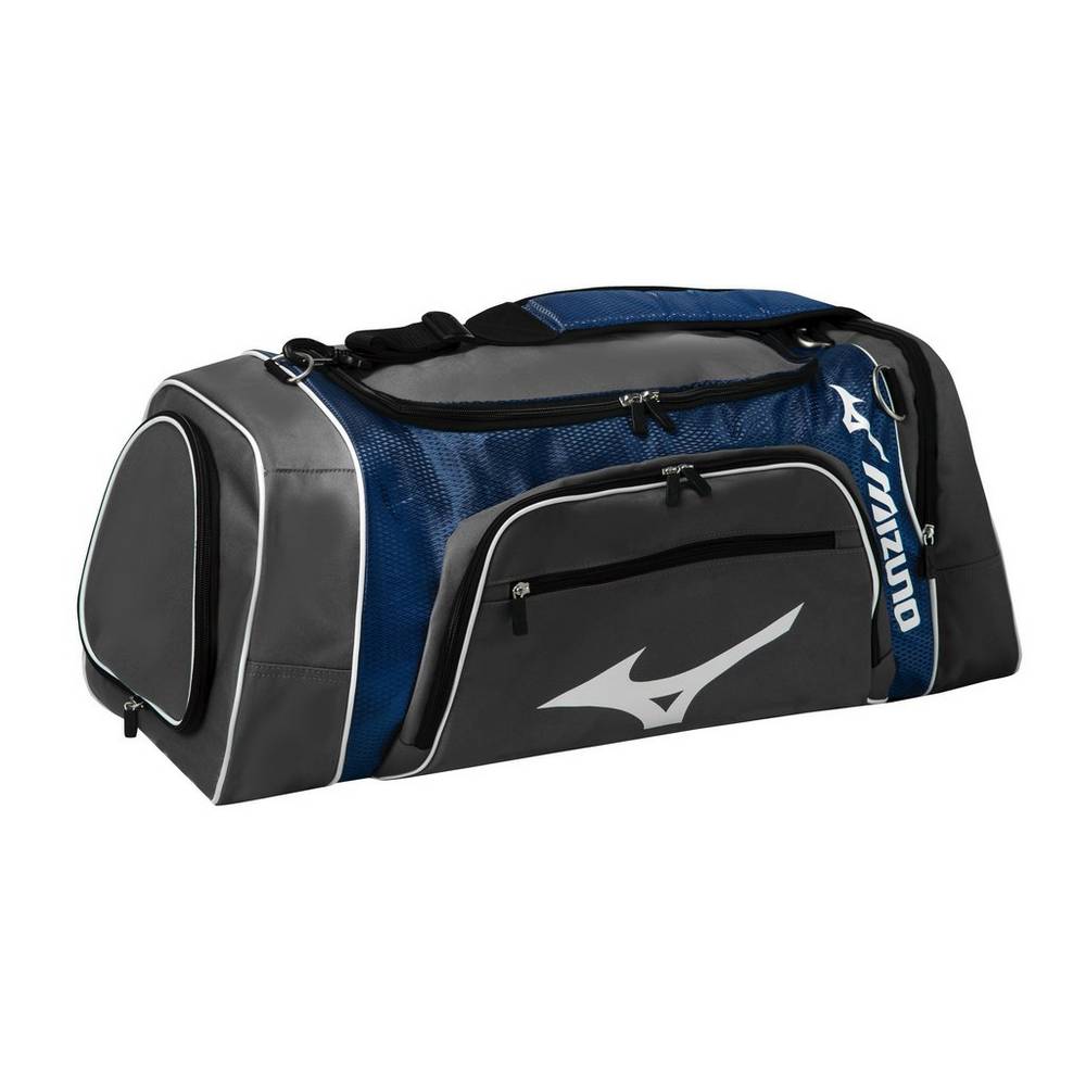 Mizuno Men's Lightning Duffle Duffle Bag Grey/Navy (470152-QDO)